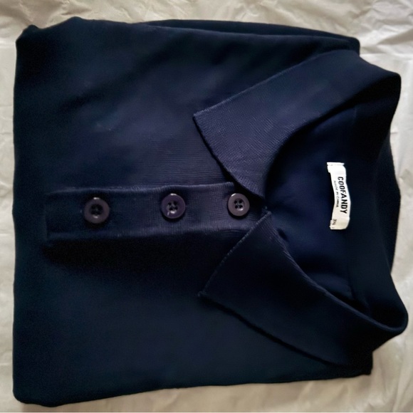 Men’s soft comfy short sleeve‎ polo in navy. Perfect to dress up or down - Picture 4 of 6